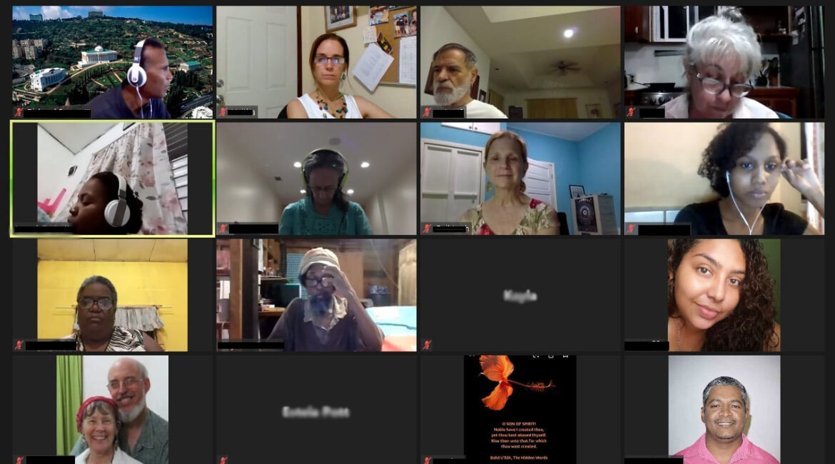 Belize Baha'is continue to worship online